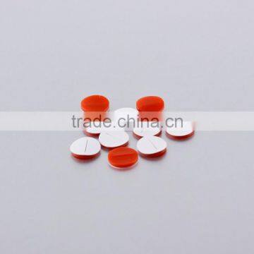 Pre-slit White PTFE/red Silicone Septa for Standard 1.5ml Lab Sample Vials
