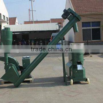 2015 screw elevator, hot sell pellet mill hammer mill connect screw elevator machine