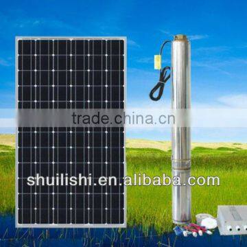 cheap solar module water pump 100mm dia,dc voltage submersible tube well