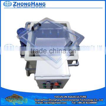 Clear cover rotary drum filter for fish farm,aquaculture drum filter