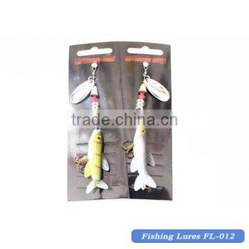 Fishing Spoon Lures with Soft Plastic Fishing Lures Body