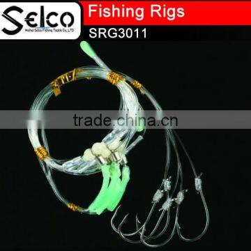 Carp Fishing Sabiki Fishing Rigs 4.5cm Glitter Colorful Eel Tube With Feather photo-4