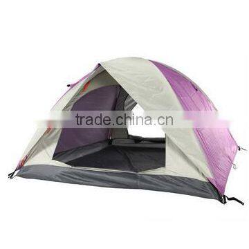 One Room Double Layer Camping Tent for 4 Persons