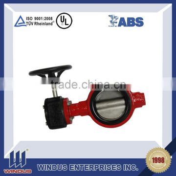 PN50 pneumatic drive welded butterfly valve