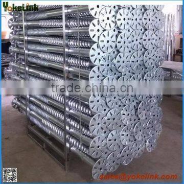 HDG Carbon Steel Ground Pile for Billboard or Masts photo-3