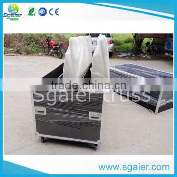 high quality aluminum dj flight case with wheels on sale