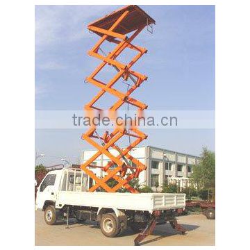 mobile scissor lift with Max platform height 7.4m