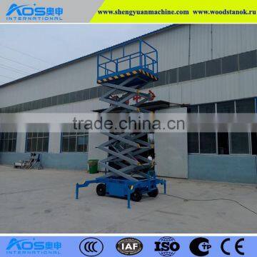 9m Height Portable Hydraulic Scissor Lift Platform