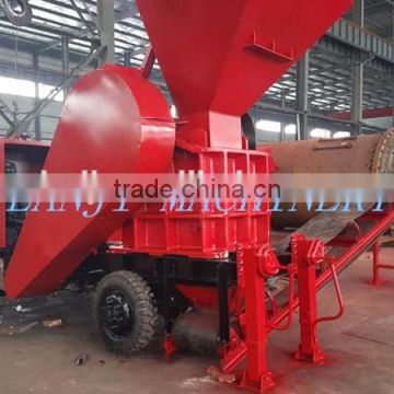 2016 New Style movable small jaw crusher for stone crushing line