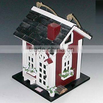 wooden bird house