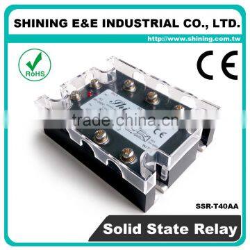 SSR-T40AA CE Approved 40 Amp Equal To Fotek AC Three Phase SSR photo-5