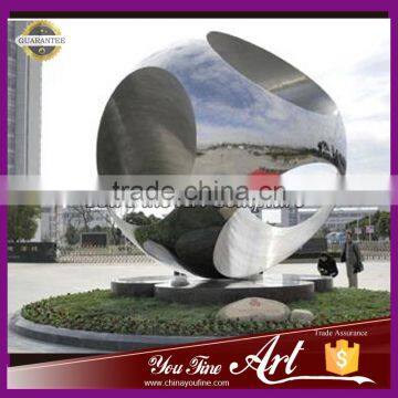 Outdoor Modern Sphere Stainless Steel sculpture