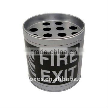 ashtray smoking tin can ash can