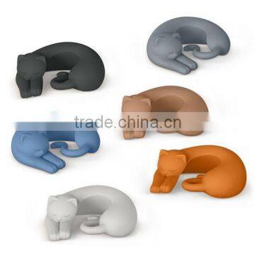 Silicone Cat Wine Glass Markers,Silicone Cat Wine Glass Charms,Bar Accessories photo-2