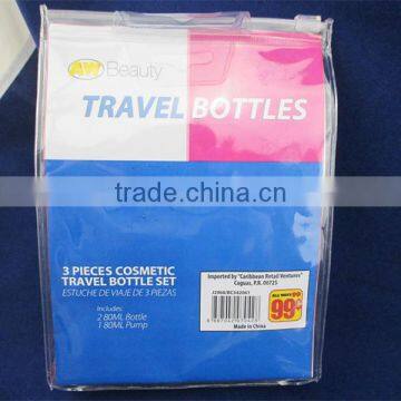 7pcs Plastic Transparent Travel Bottle Set for Women Bottle Container Travel Bottle Kit photo-2