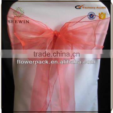 Transparent Titusse Colouful Organza Chair Sash photo-2