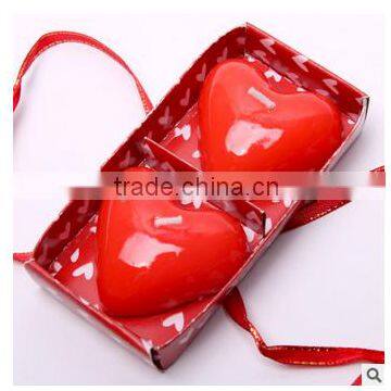 Wedding or Confession Heart Design Candle photo-2
