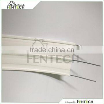 Fentech Widely Used 3 Rail and 4 Rail Black Plastic Fence Farm Fencing photo-4