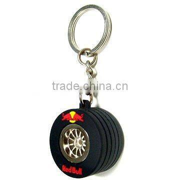 Tyre rubber key chain