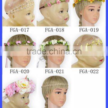 Daisy Flower Plastic Fabric Women Girls Hair Band Holiday Wedding Bride Bohemian Headband photo-3