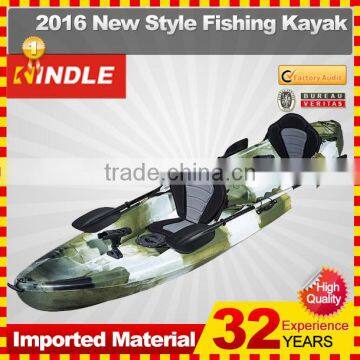 3 Person Family Double Twin Sit On Top Fishing Kayak Canoe Wholesale photo-5