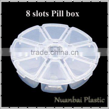 10cm Round 8 in 1 DIY coils box plastic storage