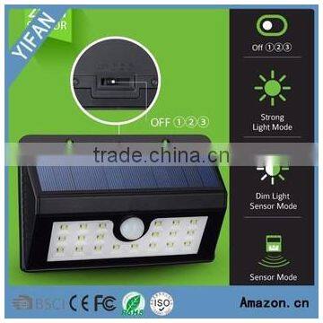 Solar Motion Sensor Waterproof Outdoor Led Light photo-3