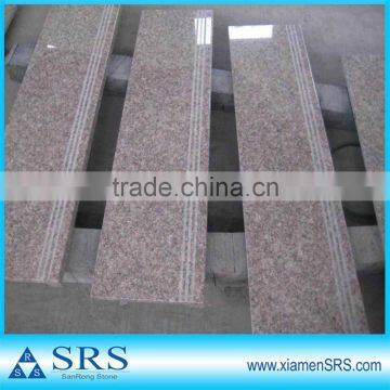 China pink G611 Almond Mauve granite interior stair