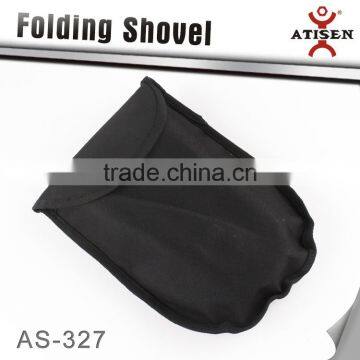Portable Three Section Foldable Shovel Rubber Handle photo-3