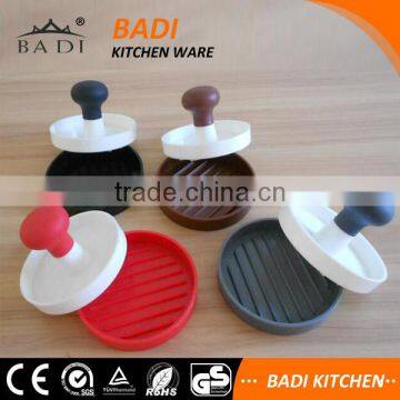 hot sale colorful plastic DIY Aluminum Hamburger Mold