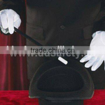 DDSAFETY 2017 Natural Bleach Cotton Interlock Reversible Hem Anti Static Safety Gloves photo-4