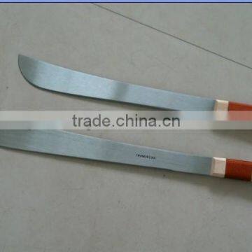 wired wooden handle machete