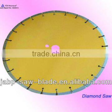 Laser welding diamond concrete road cutting blade