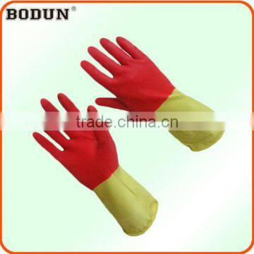 A3013 Two-color rubber house cleaning Glove