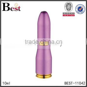 2017 Hot New Products Cosmetic 10ml Small Porket Glass Perfume Bottle Luxury Golden Aluminum Cover Square Spray Bottle Perfume photo-3