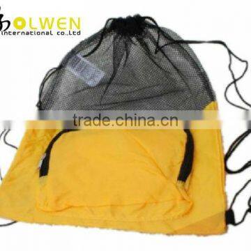 Backpack Nylon Mesh Shoe Bag Drawstring