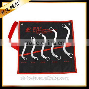 OK-Tools Wholesale Alibaba Supplier S-Type double end offerset ring sppanner set