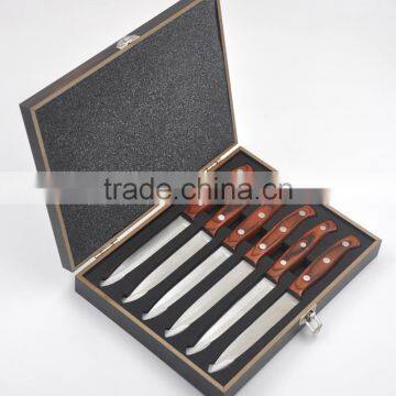 High Quality Wooden Handle Steak Knife Set photo-2