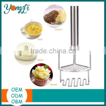 Potato Ricer Egg Masher Tools Kitchen Stainless Steel Industrial Fruit Crusher