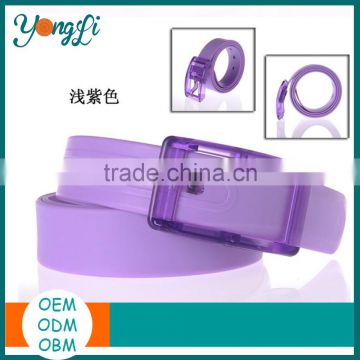 Wholesale Silicone Unisex Fashion Rubber Silicone Belts