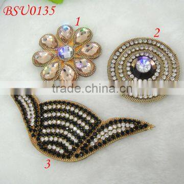 Spring and summer high-end top fashion DIY new custom crystal shoes upper