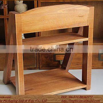 Beautiful Small Size Home Decoration Wooden Flower Stand photo-3