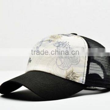 korean edition tide female summer outdoor breathable mesh baseball hat flower cap sun hat