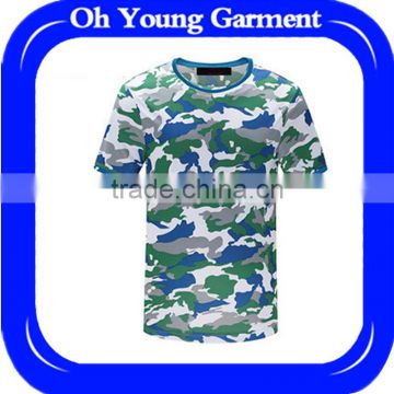 2017 hotsale unisex camo t shirt,digital camo t shirts and sublimation camo shirt