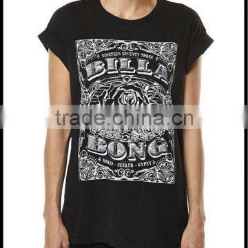 Best Printed Roll Sleeve Female Tee