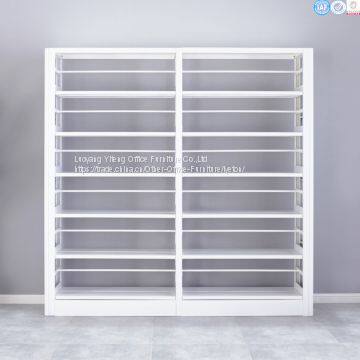White Metal Library Furniture Book Shelf With Modern Design photo-2