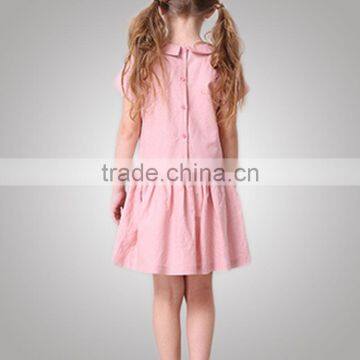 Stretchable Peter Pan Collar Luxury Baby Cloth Dress Reliable Supplier photo-3