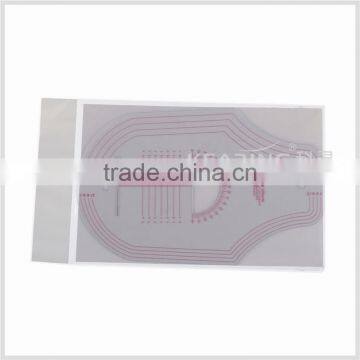 Kearing Brand French Curve Ruler 1.2mm Thickness Sandwich Line Curve Ruler for Fashion Design#6404 photo-2