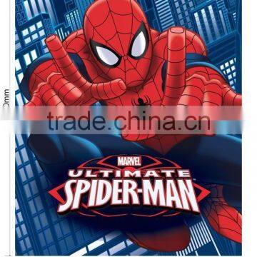 Popart design fleece blanket spider man throw blanket