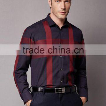 new design buffalo plaid cotton men shirt BSL0065